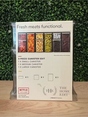 The Home Edit 3-Piece Canister Set